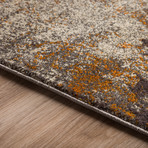 Nature's Abstract Area Rug // Orange (3' x 5')