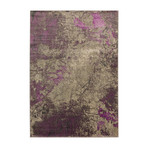 Nature's Abstract Area Rug // Purple (3' x 5')