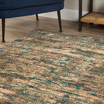 Casual Stripe Area Rug // Teal (5' x 8')