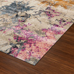 Nature's Abstract Area Rug // Multi-Color // 10' x 13'