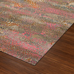 Modern Damask Area Rug // Pink (3' x 5')