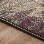 Nature's Abstract Area Rug // Purple (3' x 5')