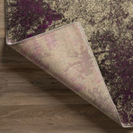 Nature's Abstract Area Rug // Purple (3' x 5')