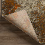 Nature's Abstract Area Rug // Orange (3' x 5')