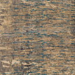 Casual Stripe Area Rug // Teal // 10' x 13'