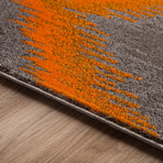 Modern Chevron Area Rug // Orange (3' x 5')