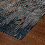 Geo Stripe Area Rug // Steel // 10' x 13'