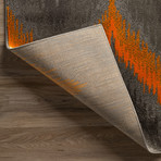 Modern Chevron Area Rug // Orange (3' x 5')