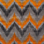 Modern Chevron Area Rug // Orange (3' x 5')