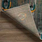 Geo Stripe Area Rug // Steel // 10' x 13'