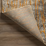 Fossil Impression Area Rug // Orange // 10' x 13'