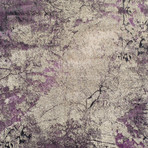 Nature's Abstract Area Rug // Purple // 10' x 13'