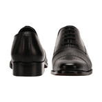 Ritzy Cap-Toe Dress Shoes // Black (US: 8.5)