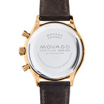 Movado Heritage Chronograph Quartz // 3650021