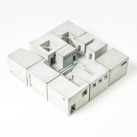 Miniature Concrete Home // Complete Set