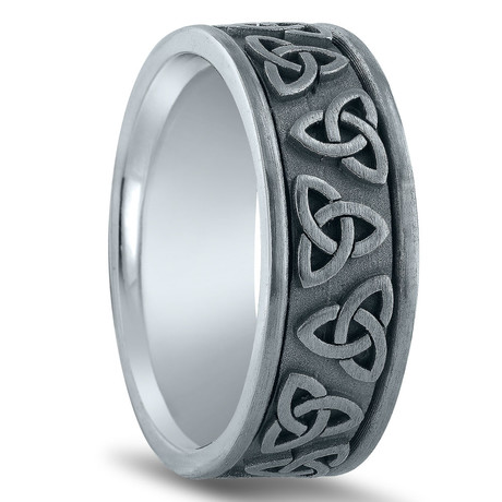Argentium Sterling Silver Celtic Knot Design Ring (8)