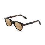 Amarcord Collection Vittorio Unisex Sunglasses // Black + Flash Bronze