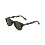 Amarcord Collection Vittorio Unisex Sunglasses // Black + Green