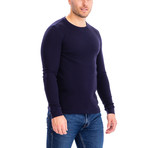 Thermal Long Sleeves Crew Neck // Navy (M)