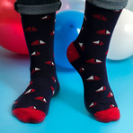 Men's Regular Socks Bundle // Red + Navy // Pack of 10