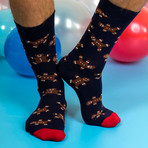 Men's Regular Socks Bundle // Navy // 5 Pairs