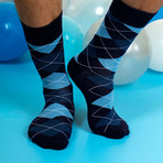 Men's Regular Socks Bundle I // Navy + Blue // Pack of 5