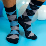Men's Regular Socks Bundle II // Navy + Blue // Pack of 5