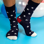 Men's Regular Socks Bundle // Charcoal + Navy // Pack of 4