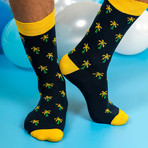 Men's Regular Socks Bundle // Navy + Multicolor // Pack of 5