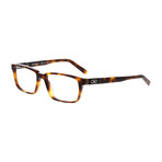 Ferragamo // Men's Rectangle Optical Frames // Tortoise