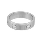 Cartier 18k White Gold Love Ring // Ring Size: 5.25 // Pre-Owned (Ring Size: 5.75)