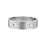 Cartier 18k White Gold Love Ring // Ring Size: 6 // Pre-Owned