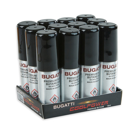 Bugatti // Dual Torch Butane Insert // 12 Cans