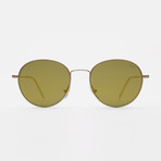 Unisex Wire Sunglasses // Gold