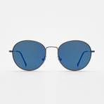 Unisex Wire Sunglasses // Blue