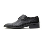 Fosco // Daniel Checkered Classic Shoe // Black (Euro: 37)