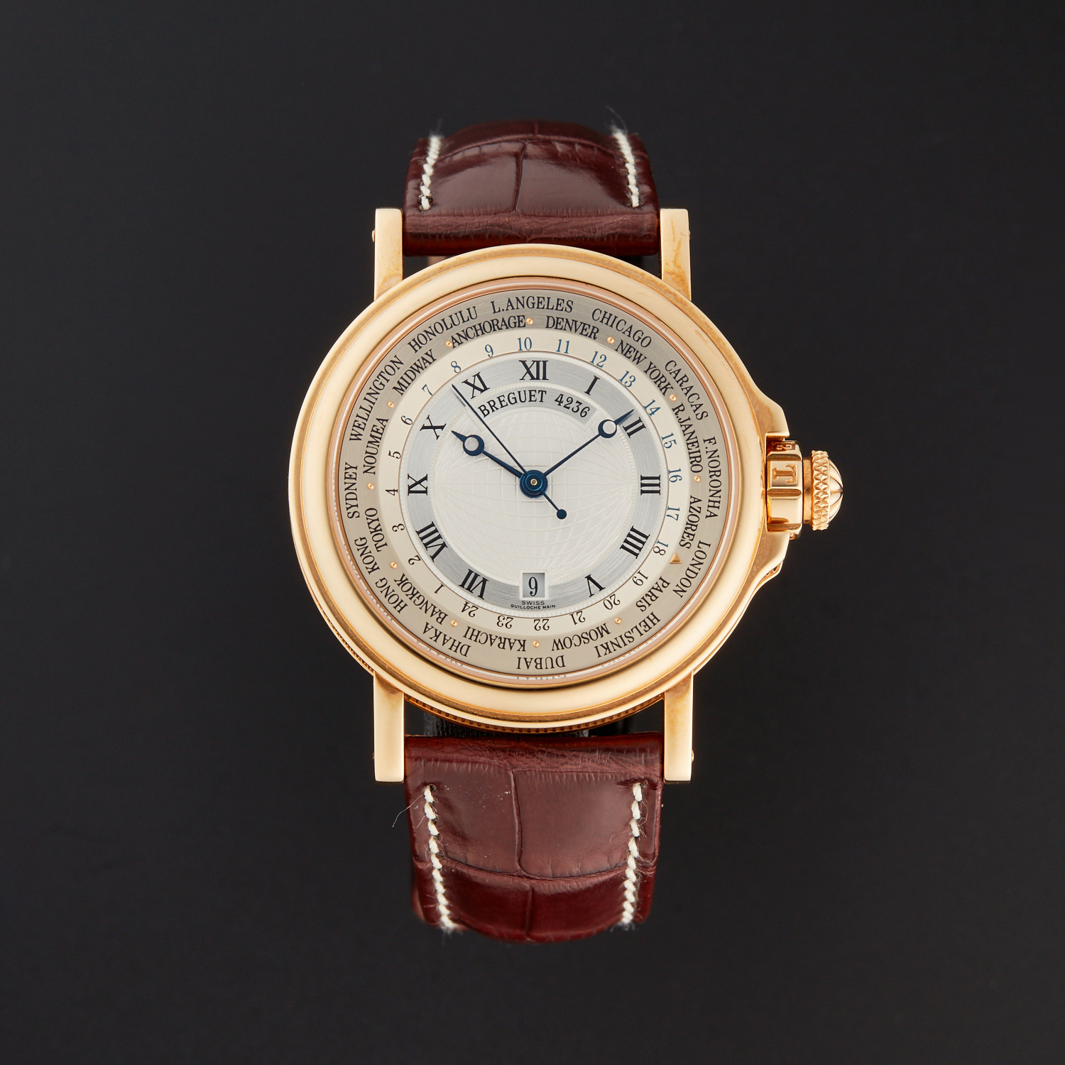 Breguet Hora Mundi Automatic 3700 Pre Owned Fine Swiss