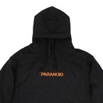 Paranoid Hooded Sweatshirt // Black (L)