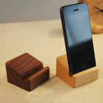 Wood Phone Stand (Beech)