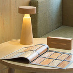 Wood Tower LED Reading Lamp // Small