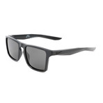 Men's Verge Sunglasses // Black + Dark Gray