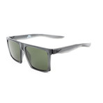 Men's Ledge Sunglasses // Anthracite + Black + Green