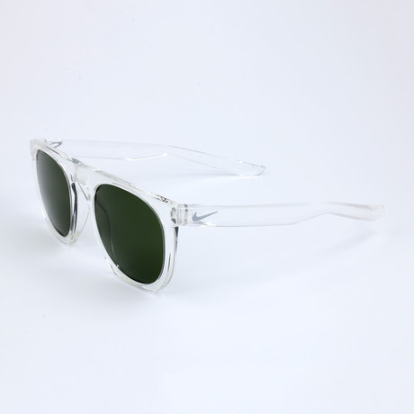 Men's Flatspot Sunglasses // Clear + Green