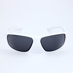 Nike // Men's Sunglasses // Matte White + Dark Gray