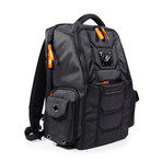 Jetsetter Tech Backpack // Club Bag Classic - Black+Orange