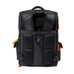 Jetsetter Tech Backpack // Club Bag Classic - Black+Orange