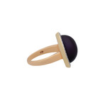 Mimi Milano 18k Two-Tone Gold Amethyst + Diamond Ring // Ring Size: 7.75