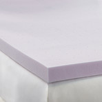 LoftWorks // 2" Lavender-Infused Deep Sleep Therapy Mattress Foam Topper (Twin)