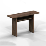 Grace // Extendable Console Table // Light Oak (Dark oak)