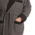 Smoking Jacket // Gray + Black (M)